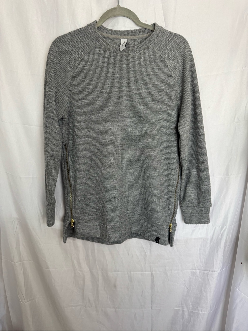 Varley Manning Crewneck Sweater with Side Zippers Size Small